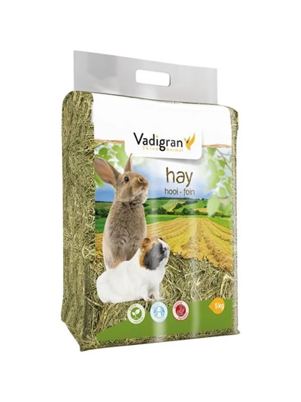 Bild von Vadigran Fibre + Bjergeng hø 5kg (5 kg), Einstreu