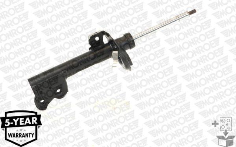 Bild von MONROE G8114 Stoßdämpfer Federbein, Stossdämpfer Gasdruck Zweirohr Federbein oben Stift, unten Schelle MERCEDES-BENZ: A-Class