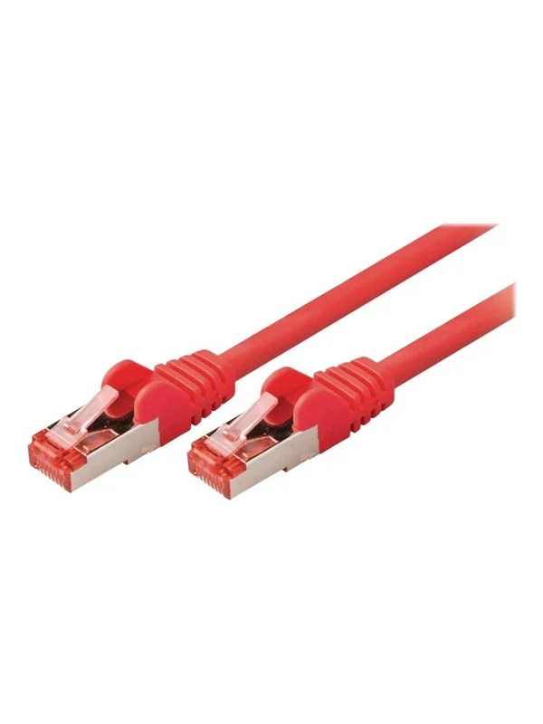 Bild von Nedis Cat 6 Kabel RJ45 (8P8C) Stecker RJ45 (8P8C) Stecker S/FTP rund PVC LSZH Umschlag 10.0 m Red (S/FTP, CAT6, 10 m), Netzwerkkabel