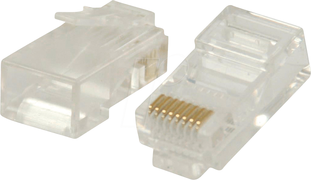 Bild von Nedis RJ45 Netzwerk Stecker (8P8C) Stecker - 10 Stück Tr (U/UTP, CAT6), Netzwerkkabel