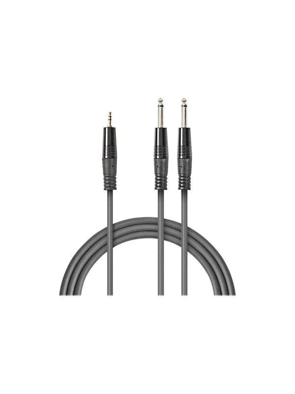 Bild von Nedis Audiokabel, Stereo, 2 x 6 mm, Stecker 3,5 mm, Mac (3 m), Audio Kabel