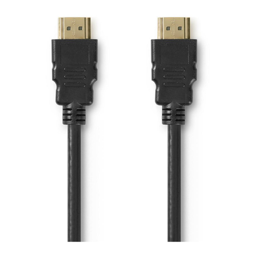 Bild von Hochgeschwindigkeits-HDMI-Kabel mit Ethernet – Nedis CVGP34050BK50 (5m)
