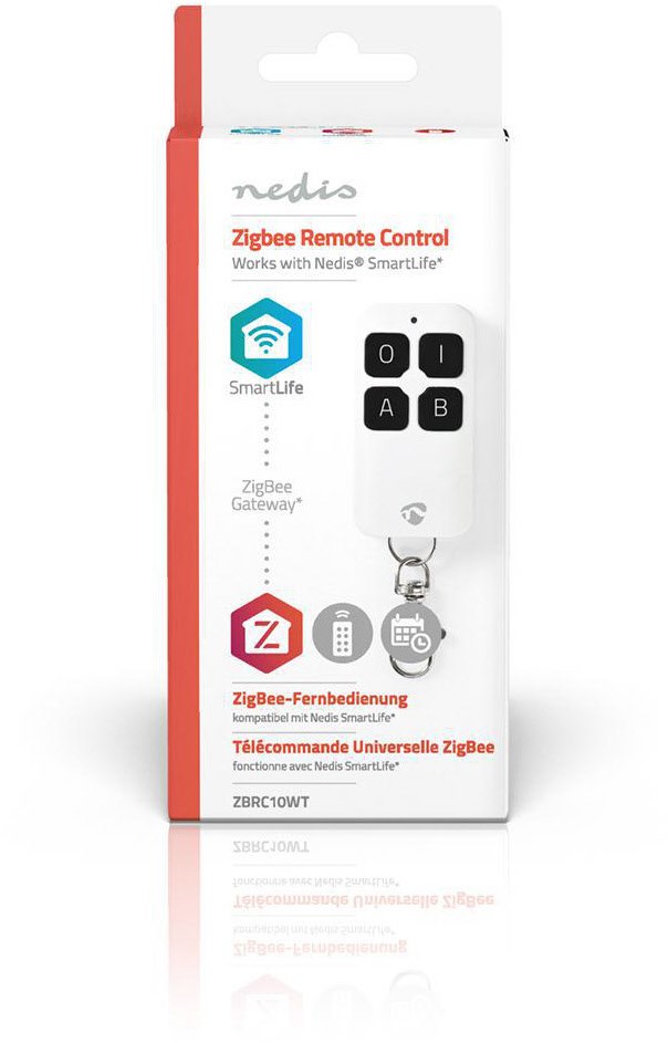 Bild von Nedis, Zubehör Beleuchtung, SmartLife Fernbedienung ZBRC10WT Zigbee 3.0 Anzahl Knöpfe: 4 Android/IOS Weiss