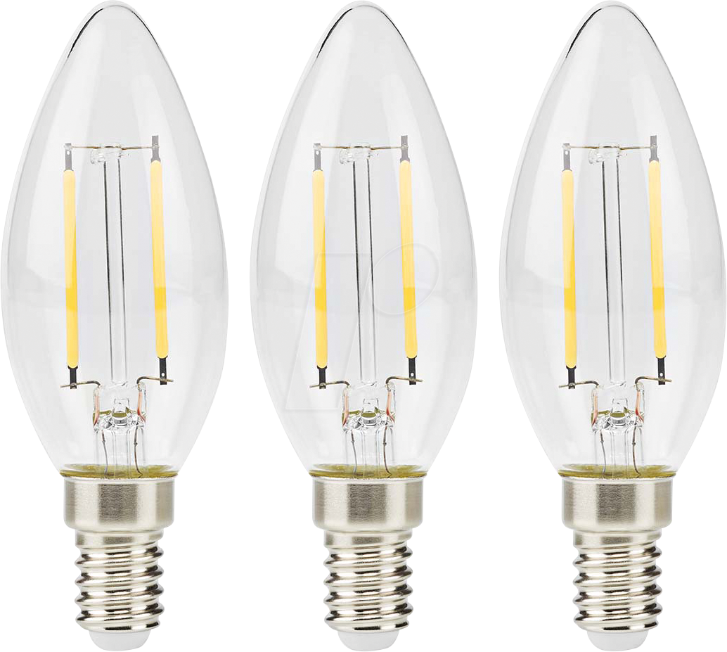 Bild von N LBFE14C351P3 - LED Filament Lampe E14, 2 W, 250 lm, 2700 K