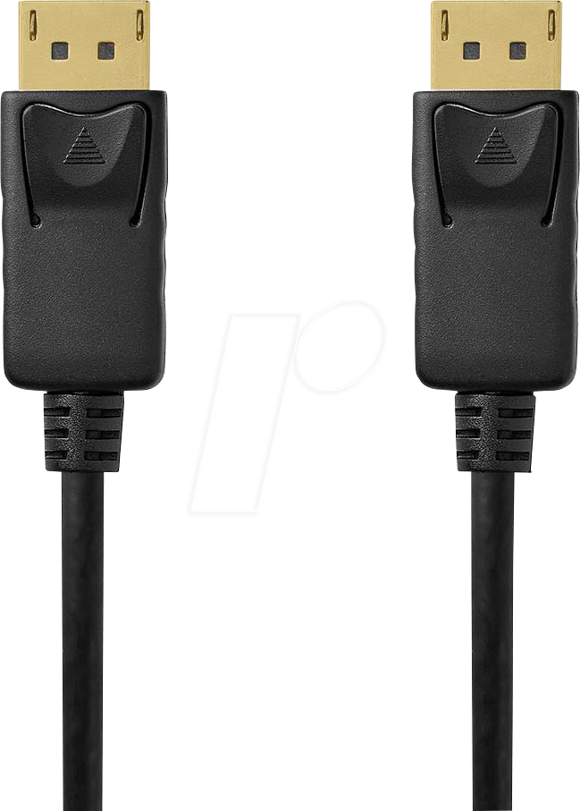 Bild von Nedis Displayport-Kabel - DisplayPort Stecker - DisplayPort Stecker - 8K@60Hz - Vergoldet - 3.00 m - (3 m, DisplayPort), Video Kabel