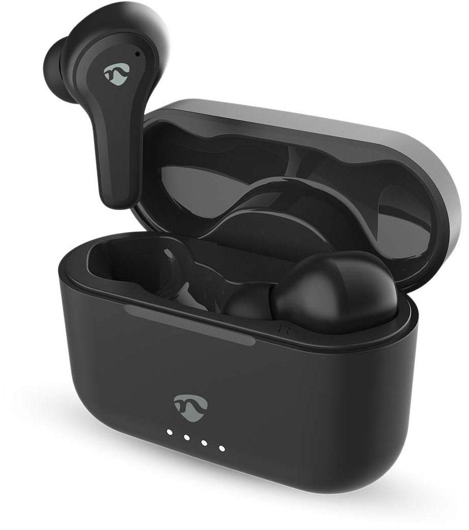 Bild von Nedis Wireless Earphones - Black (11 h, Kabellos), Kopfhörer, Schwarz
