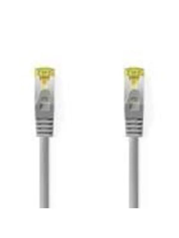 Bild von Nedis Cat 8.1-Netzwerkkabel S/FTP RJ45 Stecker RJ45 Stecker 0.25 m Rund LSZH Grau La (S/FTP, CAT8.1, 0.25 m), Netzwerkkabel