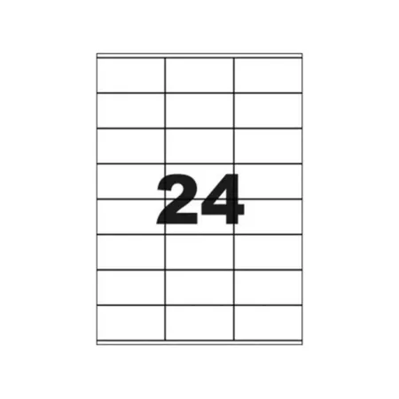 Bild von Multicom Pak Label 70 x 36, 100 Blatt weiß