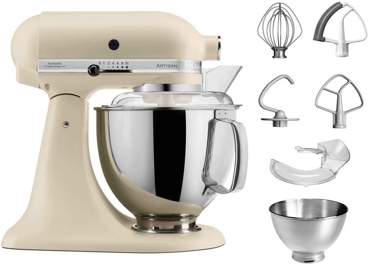 Bild von KitchenAid Küchenmaschine KitchenAid 4,8 L 5KSM175 Artisan Küchenmaschine
