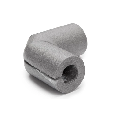 Bild von Bogen, selbstklebend Ø 12/15 mm x 13 mm Dämmung, Rohrisolierung PE Bogen / Winkel 90° | 13mm Isolierstärke selbstklebend