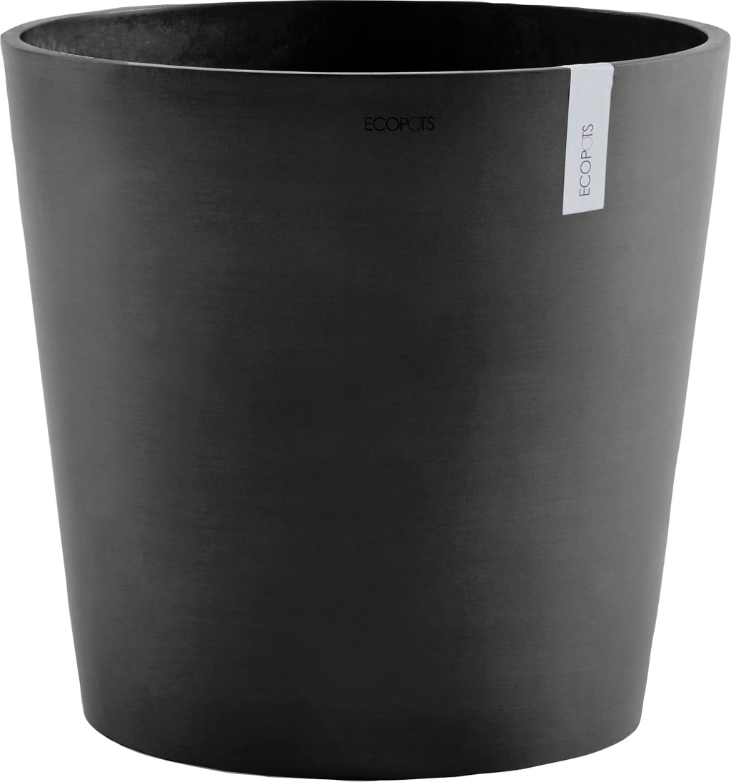 Bild von ECOPOTS Blumentopf "AMSTERDAM Dark Grey", BxTxH: 50x50x43,8 cm, mit Wasserreservoir