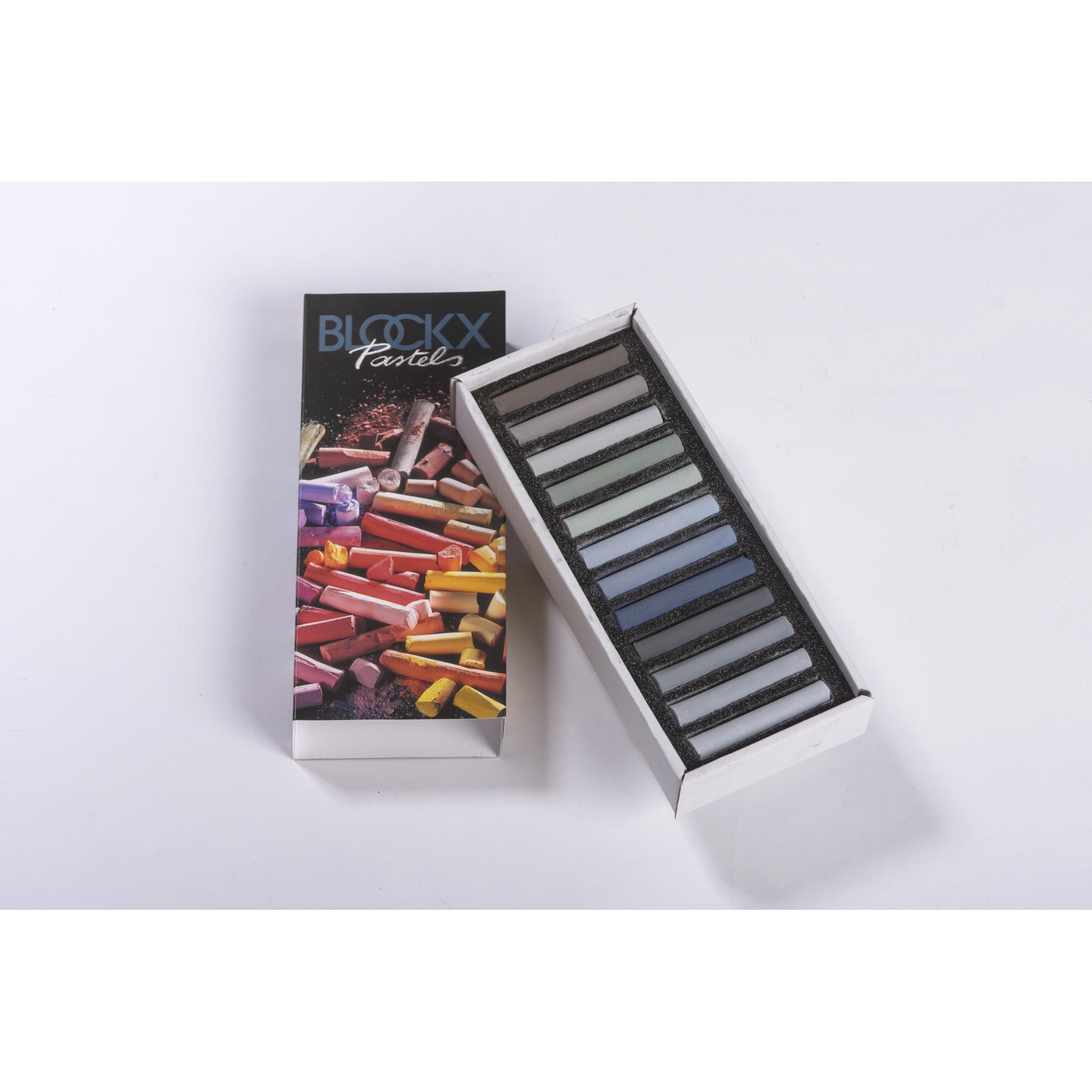 Bild von BlockX, Malstifte, Etui 12 Pastelle - Grau (Grau, 120 x)