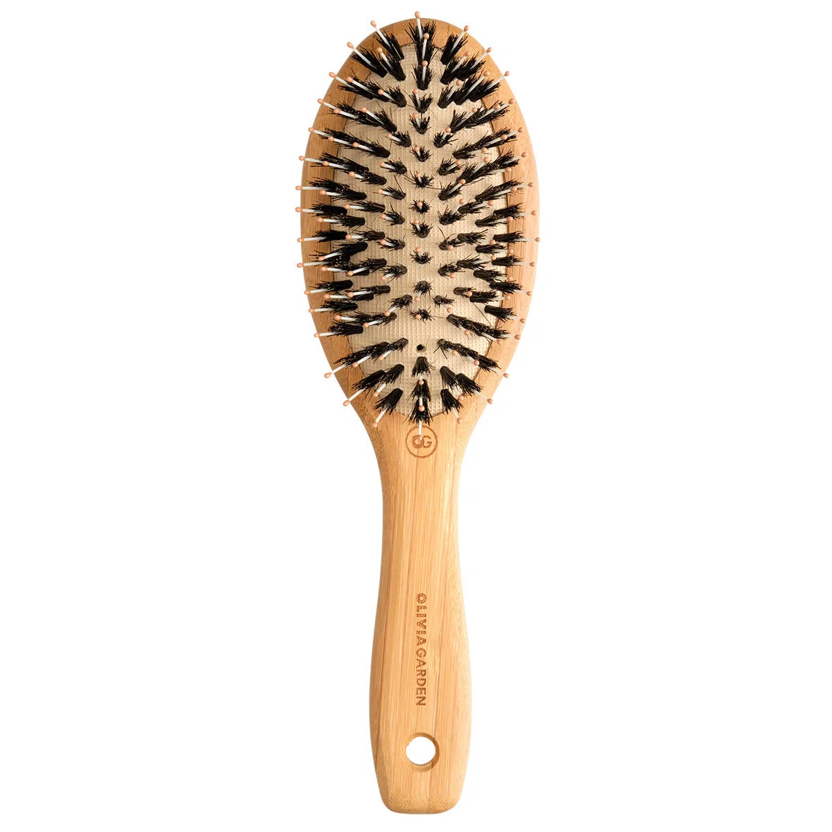 Bild von Olivia Garden, Haarbürste + Kamm, OG Bamboo Touch - Combo Entwirrungsbürste XS