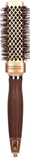 Bild von Olivia Garden Expert Blowout Straight Wavy Bristle Gold&Brown 55/75 mm 1 Stk.