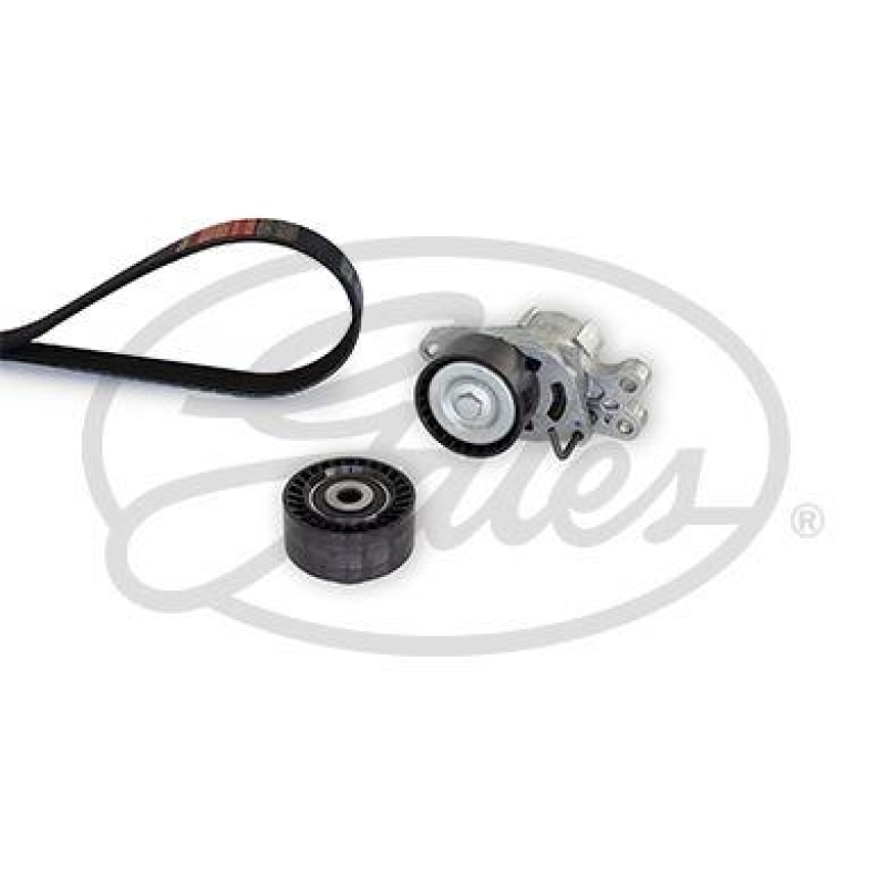 Bild von GATES K016PK1225 Keilrippenriemensatz FleetRunner™ Micro-V® Stretch Fit™ PEUGEOT: 206 Hatchback, CITROËN: Nemo Estate