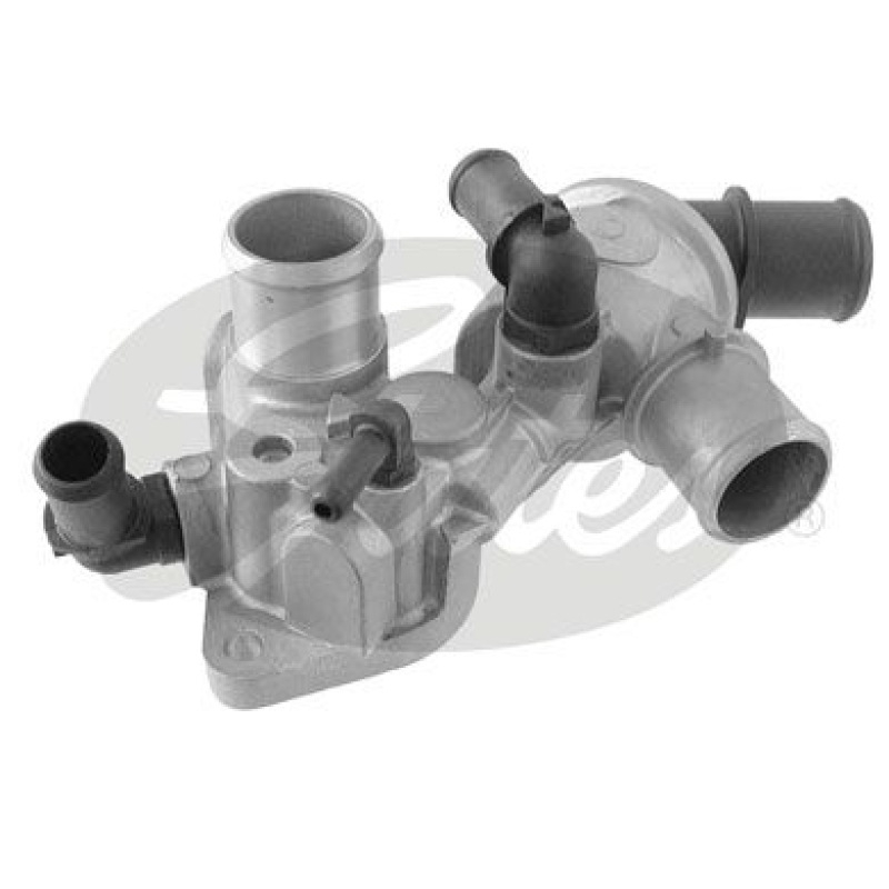 Bild von GATES TH20175G1 Kühlwasserthermostat Thermostat, Thermostat, Kühlmittel, Kühler Thermostat 75 mit Dichtungen mit Gehäuse