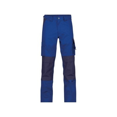 Bild von Dassy® - Boston Zweifarbige Arbeitshose mit Kniepolstertaschen, kornblau/dunkelblau, Schrittlänge Plus, Größe 46