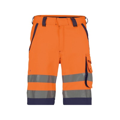 Bild von Dassy® - Lucca Warnschutz-Shorts, neonorange/dunkelblau, Schrittlänge Standard, Größe 53