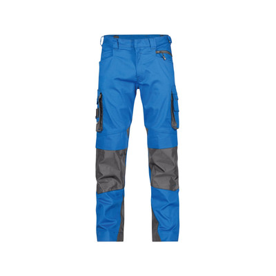 Bild von Dassy® - Nova Arbeitshose mit Kniepolstertaschen, azurblau/anthrazit, Schrittlänge Standard, Größe 58