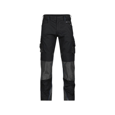 Bild von Dassy® - Nova Arbeitshose mit Kniepolstertaschen, schwarz/anthrazit, Schrittlänge Minus, Größe 50