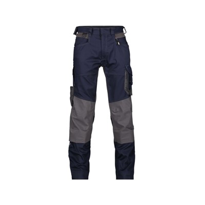 Bild von Dassy® - Dynax Arbeitshose mit Stretch und Kniepolstertaschen, nachtblau/anthrazit, Schrittlänge Standard, Größe 46