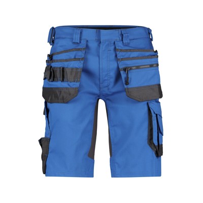Bild von Dassy® - Trix Arbeitsshorts mit Stretch und Holstertaschen, azurblau/anthrazit, Schrittlänge Standard, Größe 67