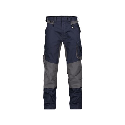 Bild von Dassy® - Dynax Women Arbeitshose mit Stretch und Kniepolstertaschen für Damen, nachtblau/anthrazit, Schrittlänge Standard, Größe 48
