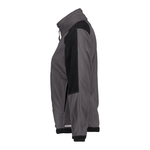 Bild von Dassy® - Kazan Women Zweifarbige Fleecejacke für Damen, zementgrau/schwarz, Größe 2XL