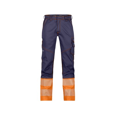 Bild von Princeton Stretch-Warnschutzbundhose, Größe 50, DUNKELBLAU/NEONORANGE