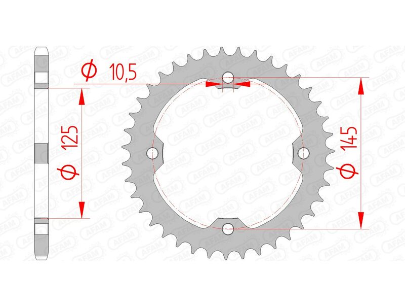 Bild von AFAM Standard-Stahlkrone 12407 - 520