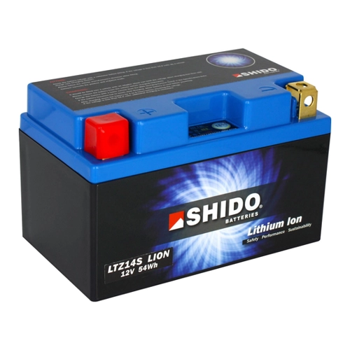 Bild von SHIDO LTZ14S Lithium Motorradbatterie 5Ah 12V YTZ14S