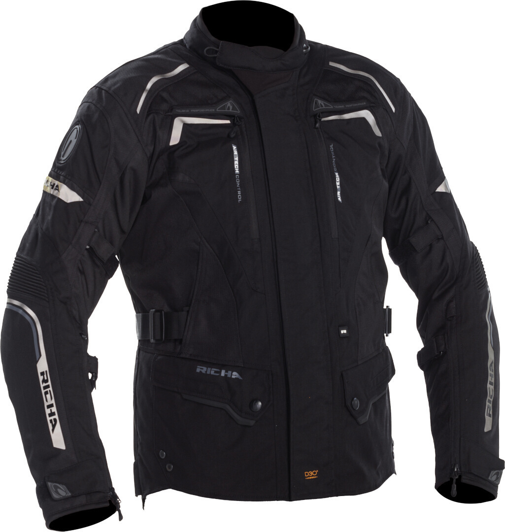 Bild von Richa Infinity 2 wasserdichte Motorrad Textiljacke, schwarz, Größe 6XL für Männer
