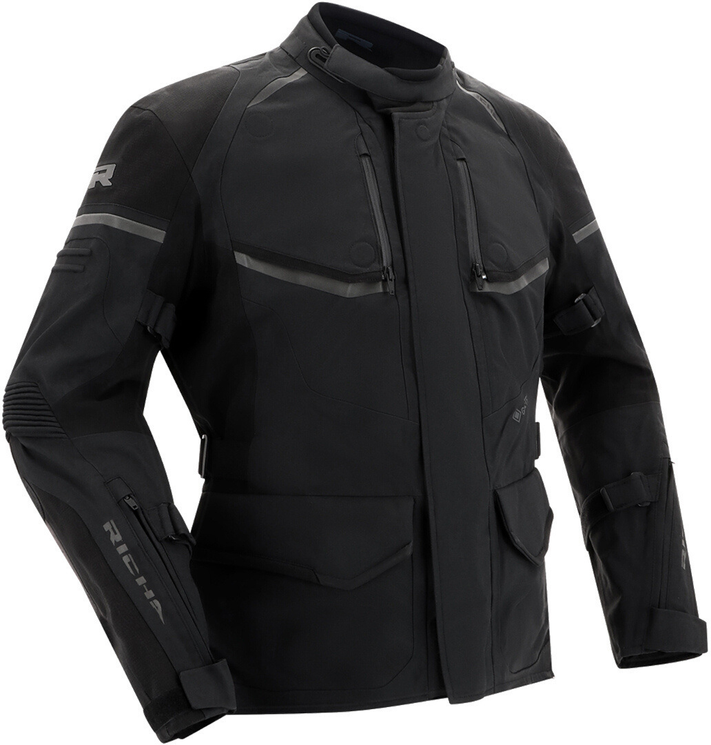 Bild von Richa Atlantic 2 Gore-Tex wasserdichte Motorrad Textiljacke, schwarz, Größe 3XL für Männer