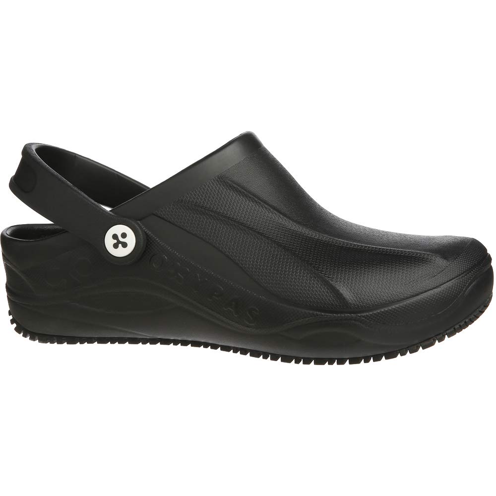 Bild von Oxypas Safety Jogger Clogs für Damen - Smooth - Leichter Arbeitsschuh für Herren, ideal für Krankenhaus, Küche oder Garten, Schwarz, Größe EU 39
