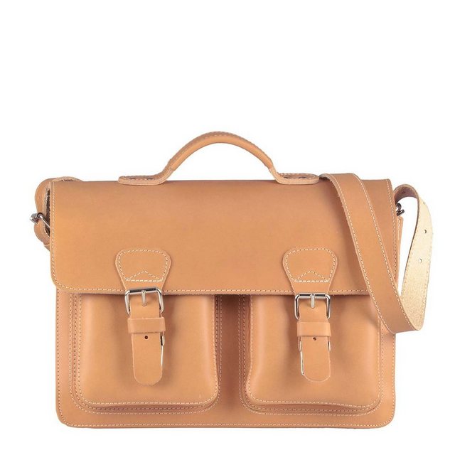 Bild von Ruitertassen Aktentasche "Classic Adult" Damen Herren 38x27cm mit 2 Fächern, Schultertasche, Leder Umhängetasche, Schultasche