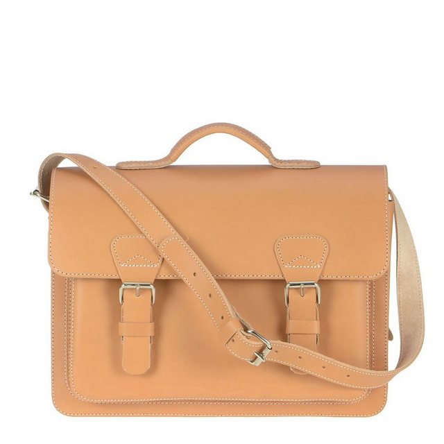 Bild von Ruitertassen Aktentasche "Classic Adult" Damen Herren 38x28cm mit 2 Fächern, 38 cm Schultasche mit 2 Fächern, kleine Lehrertasche, rustikales Leder