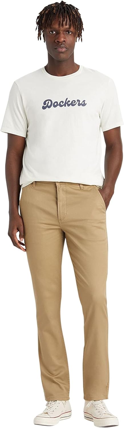 Bild von Dockers Herren Alpha Original Skinny Hose, New British Khaki, 32W / 32L