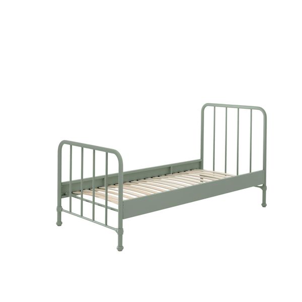 Bild von Vipack:Metallbett BRONXX Liegefläche 90 x 200 cm - Jugend/Kinderbett Olive Gr...