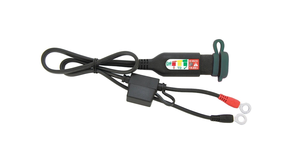 Bild von Tecmate SAE Batteriemonitor für Lithium Batterien