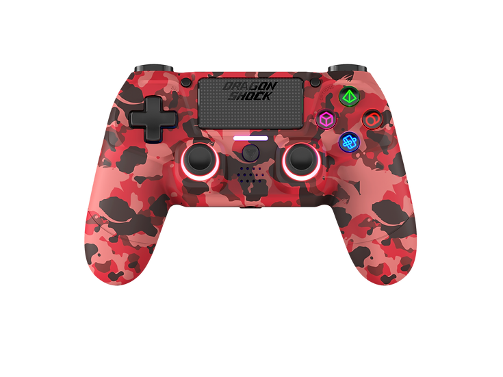 Bild von Dragonshock Mizar Camouflage - Rot Bluetooth Gamepad Analog / Digital PlayStation 4 (DSCPS4-RC)