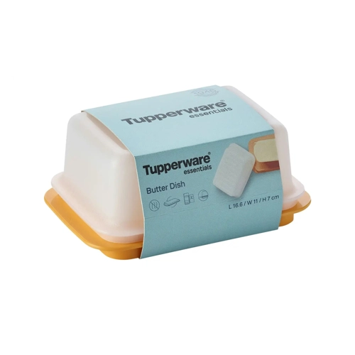 Bild von Tupperware Butterdose in Orange – hochwertiges Küchenzubehör