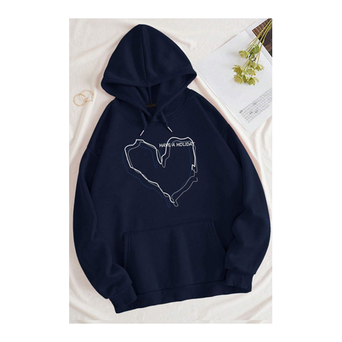 Bild von uyguntarz Unisex-Sweatshirt Mit Übergroßem Urlaubsdruck - L