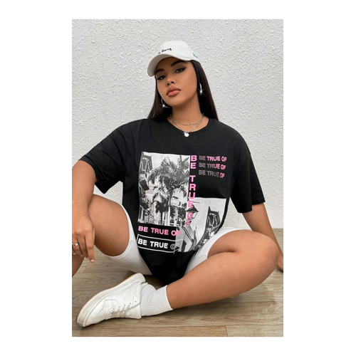 Bild von uyguntarz T-shirt Schwarz Oversized - 2XL