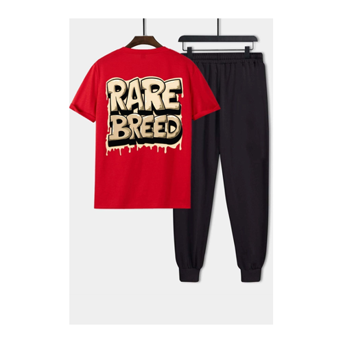Bild von uyguntarz Trainingsanzug Rot Regular Fit - XL