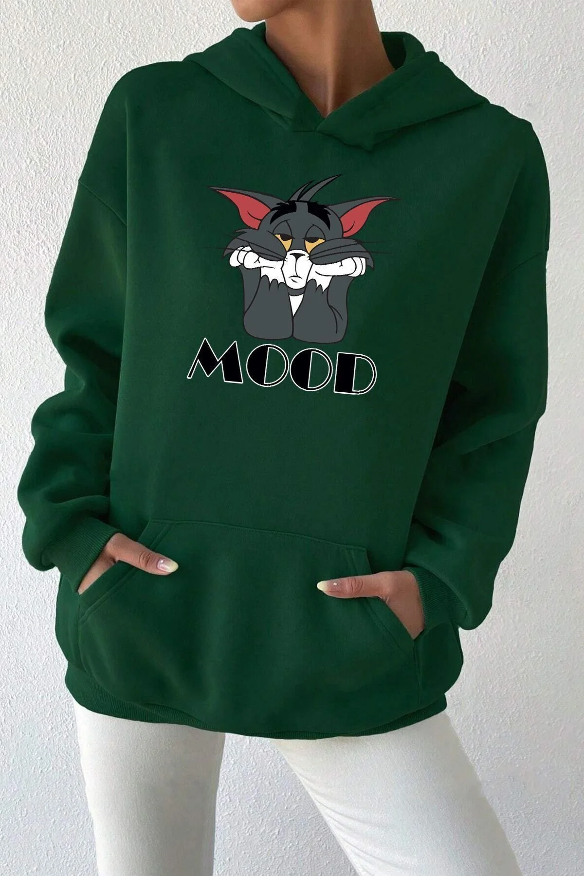 Bild von uyguntarz Übergroßes Sweatshirt Mit Mood-print - L