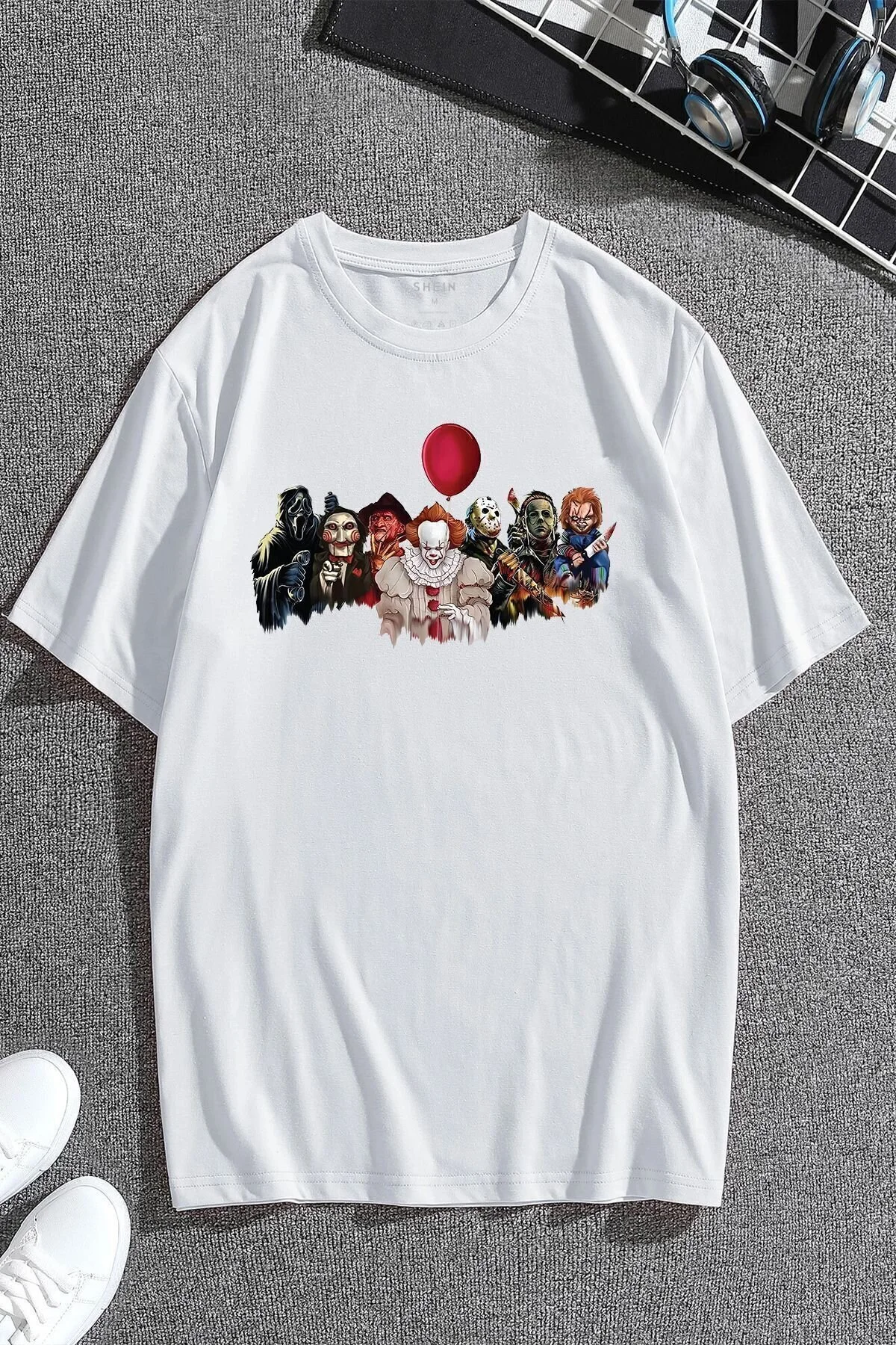 Bild von uyguntarz T-shirt Weiß Oversized - S/M