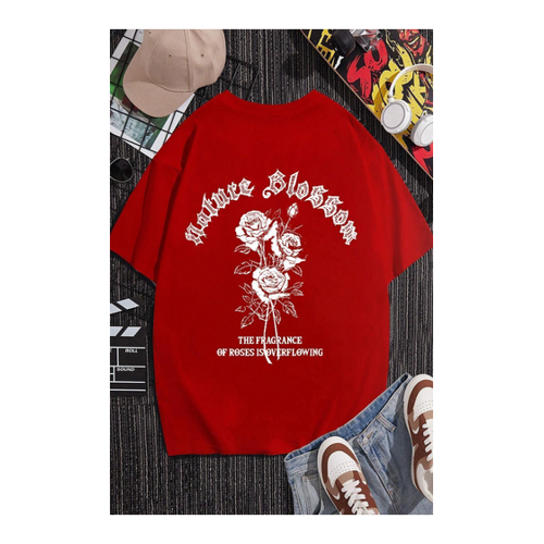 Bild von uyguntarz T-shirt Rot Oversized - 2XL