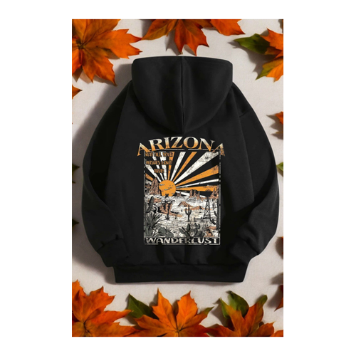 Bild von Modisches Oversized Sweatshirt in Schwarz