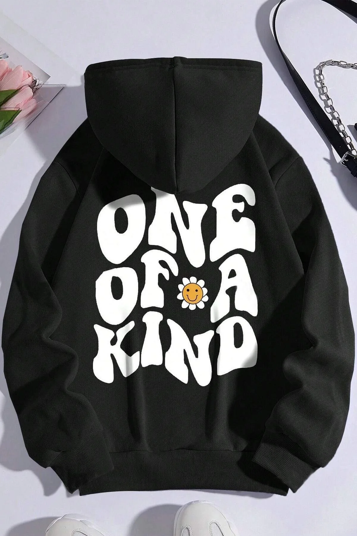 Bild von uyguntarz Übergroßes Sweatshirt Mit Speziellem Design - L
