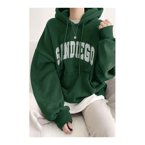 Bild von uyguntarz Sandiego Bedrucktes Oversize-Sweatshirt - XL